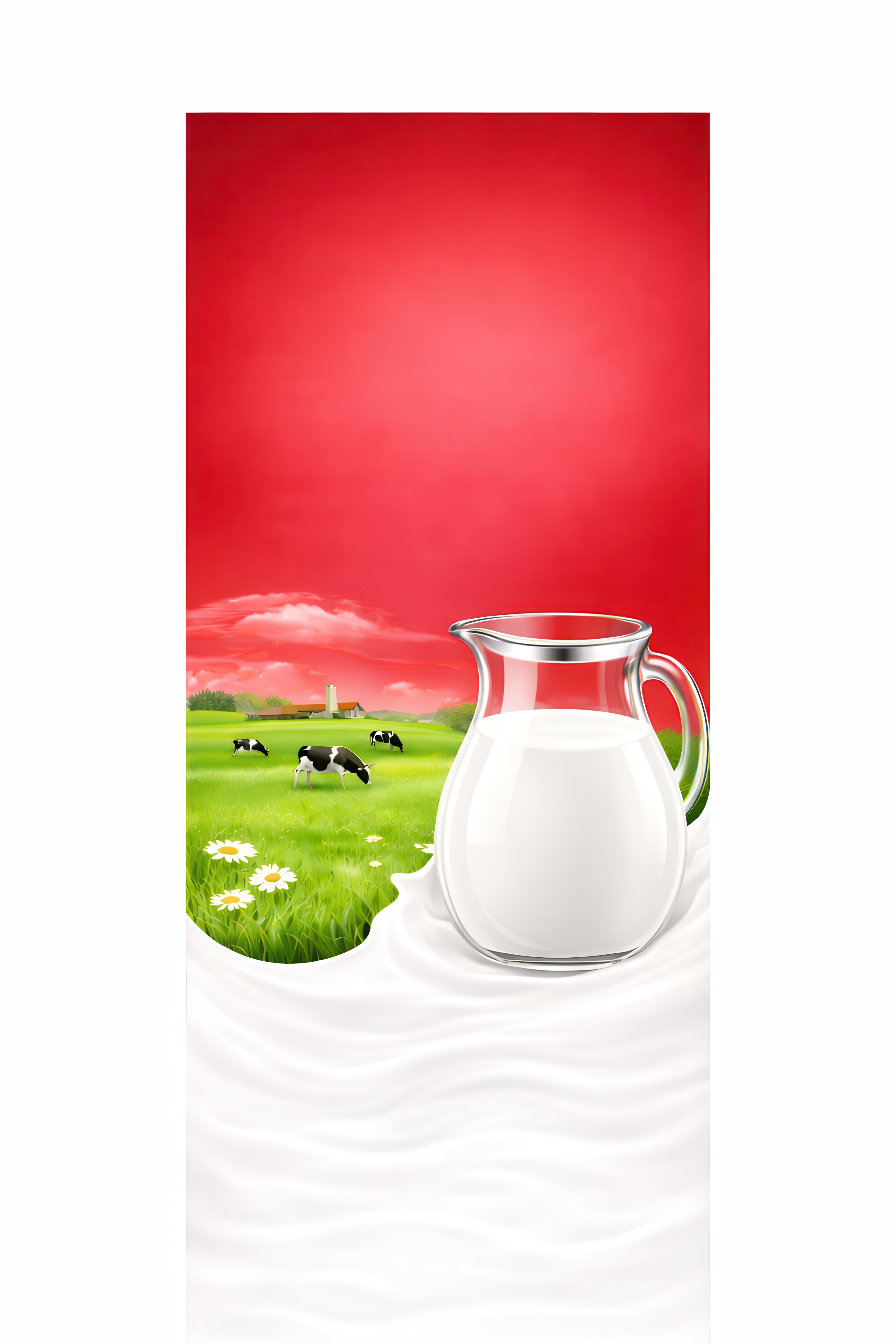 Fresh Dairy Harvest – Farm-to-Table Milk Branding Asset