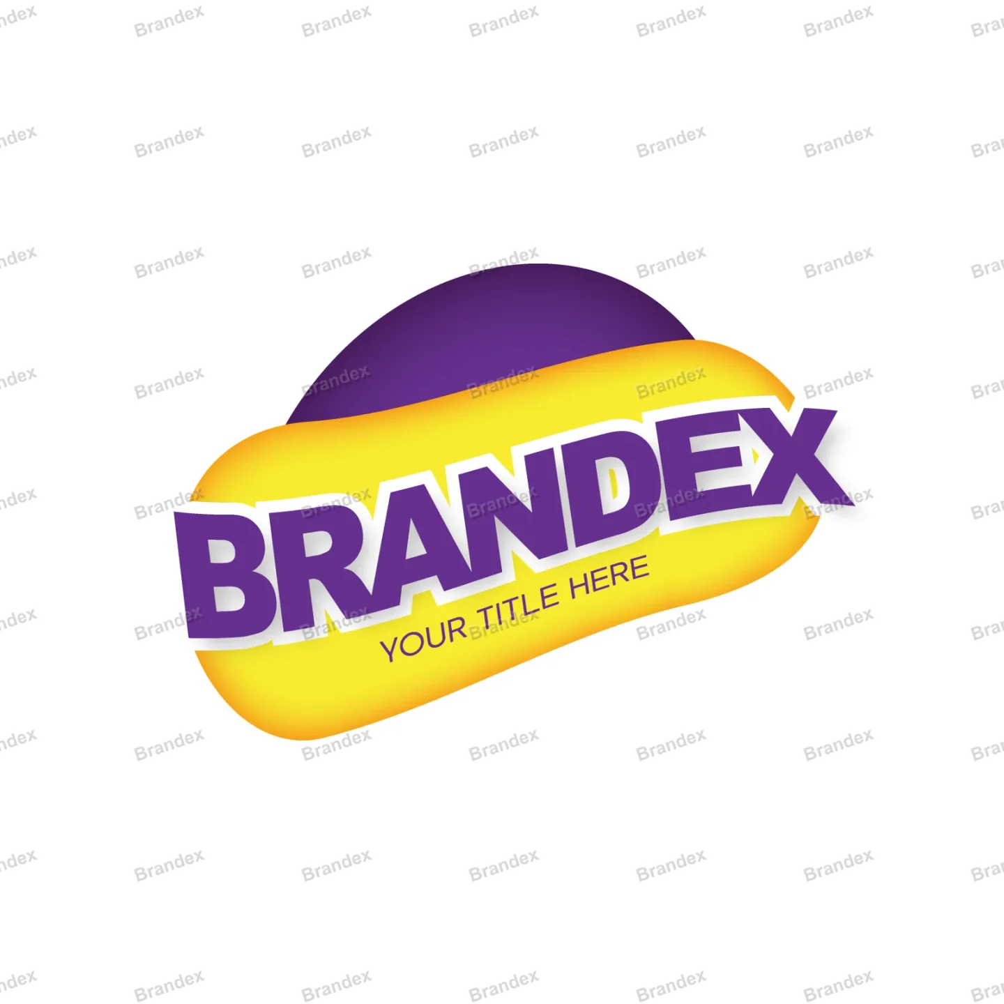 brandex Logo Design - Isolated PSD with Transparent Background
