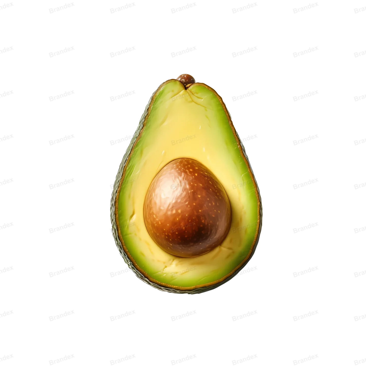 Fresh Avocado Isolated PSD - High Res Cutout (3)