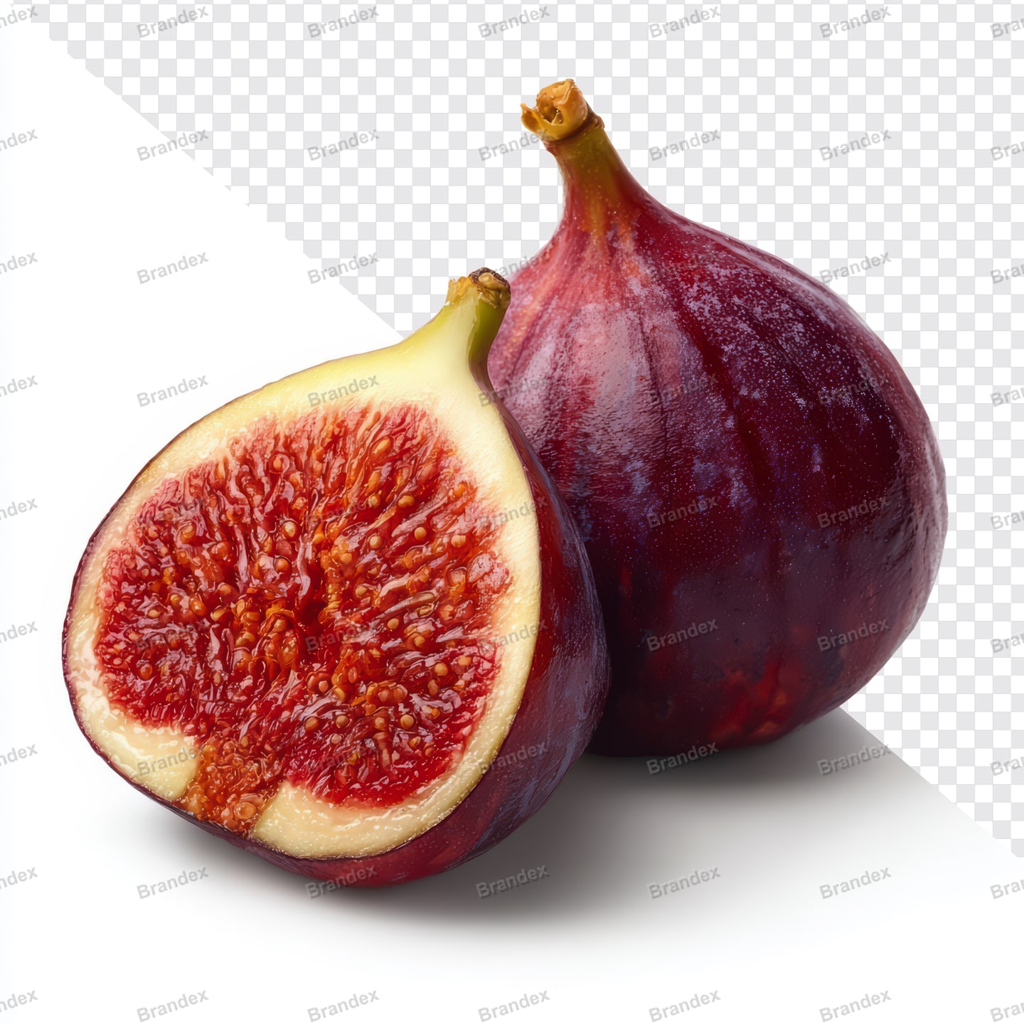 Realistic Fig Fruit Mockup